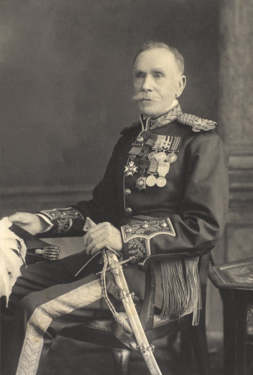 Generał dywizji Sir Luke OConnor VC, 1910 autorstwa English Photographer