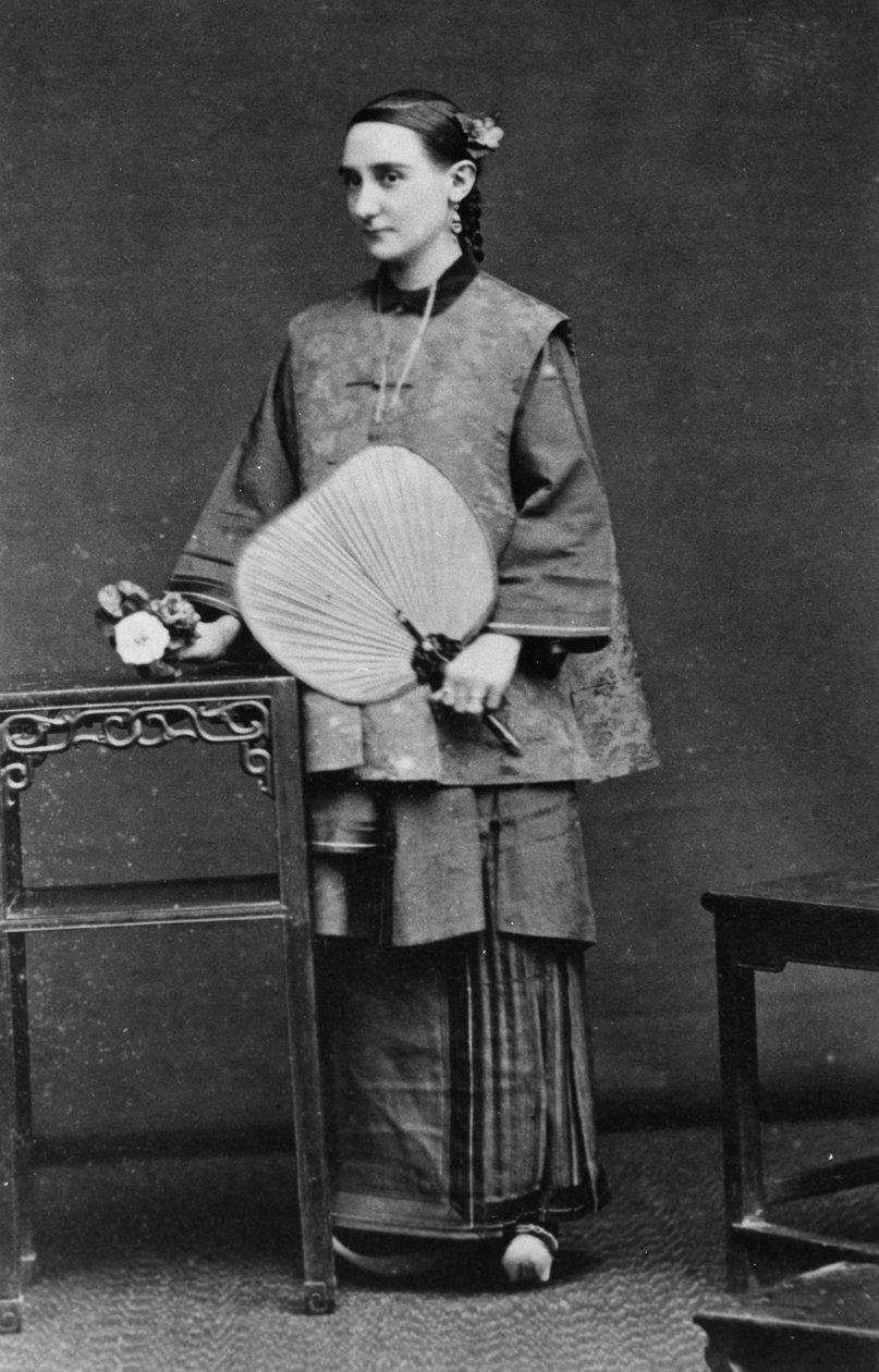 Dziewczyna rasy mieszanej, 1878 autorstwa English Photographer