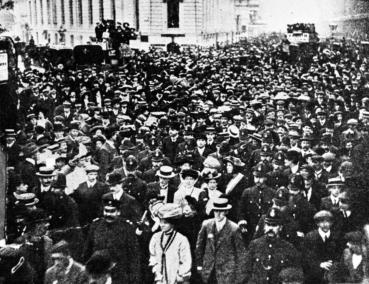 Pani Pankhurst Przewodnicząca Deputacji, c.1908 autorstwa English Photographer