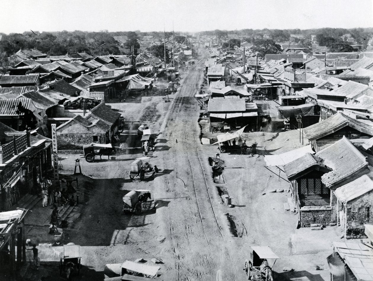 Pekin, ok. 1868-70 autorstwa English Photographer