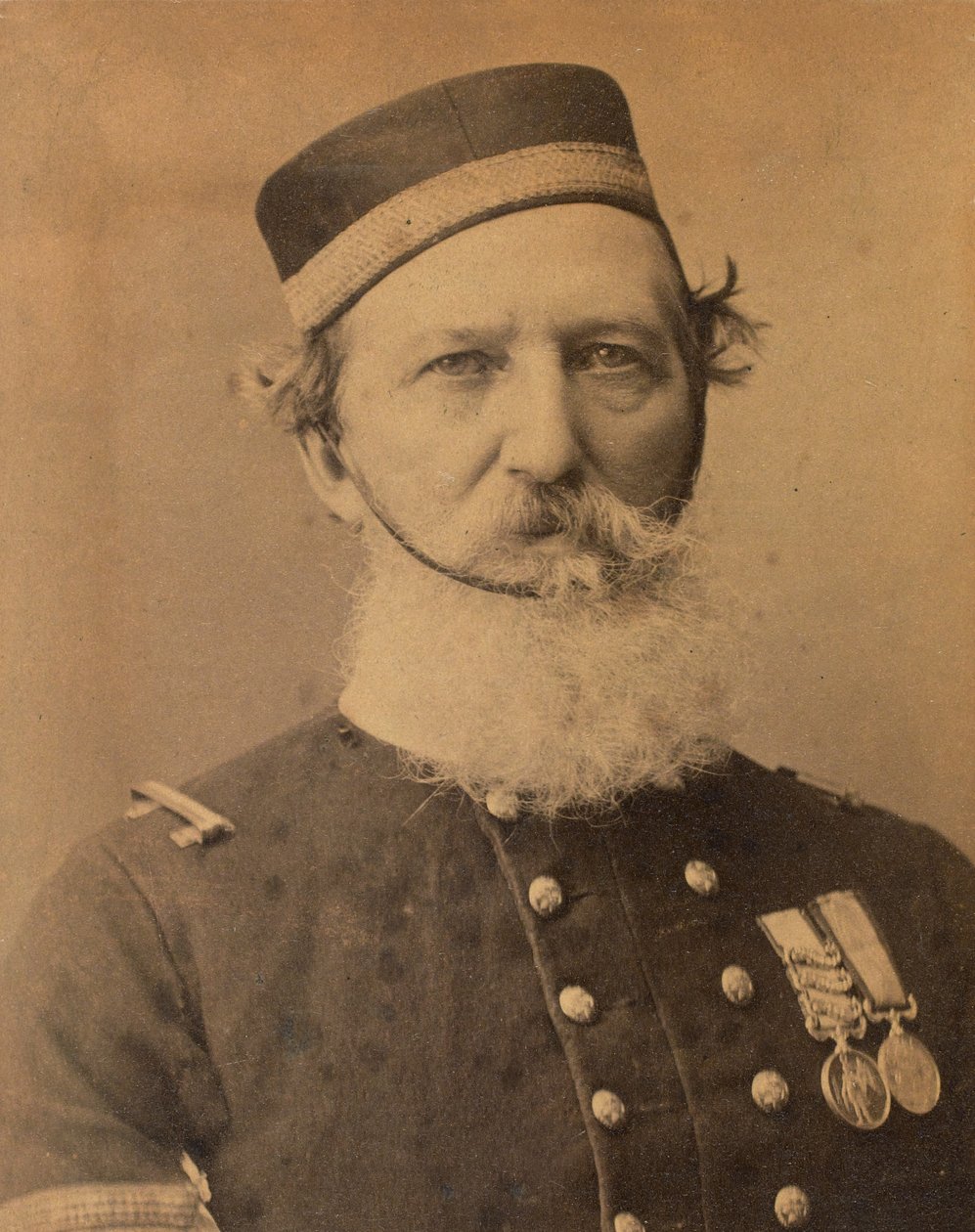 Portret sierżanta Fredericka T. Peake VC autorstwa English Photographer