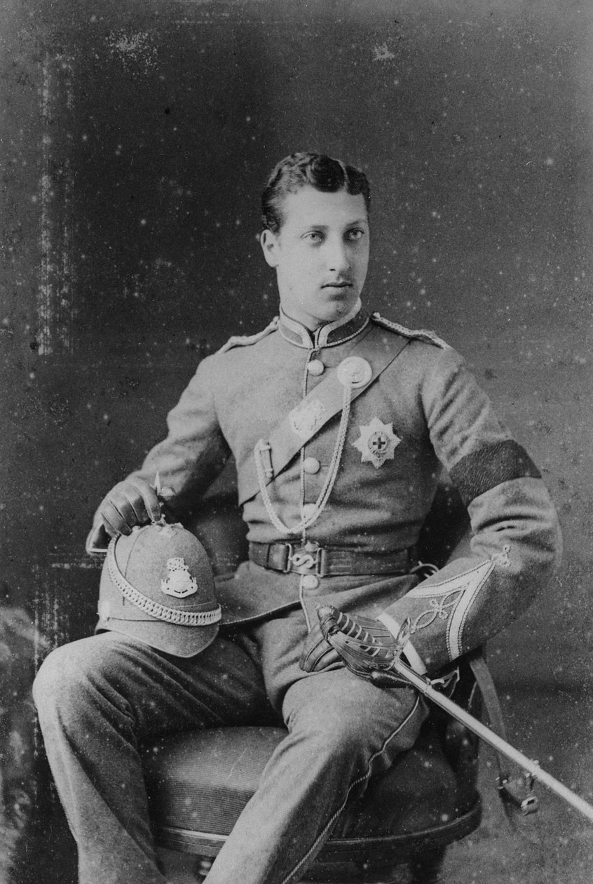 Książę Albert Victor, książę Clarence i Avondale, 1885 autorstwa English Photographer