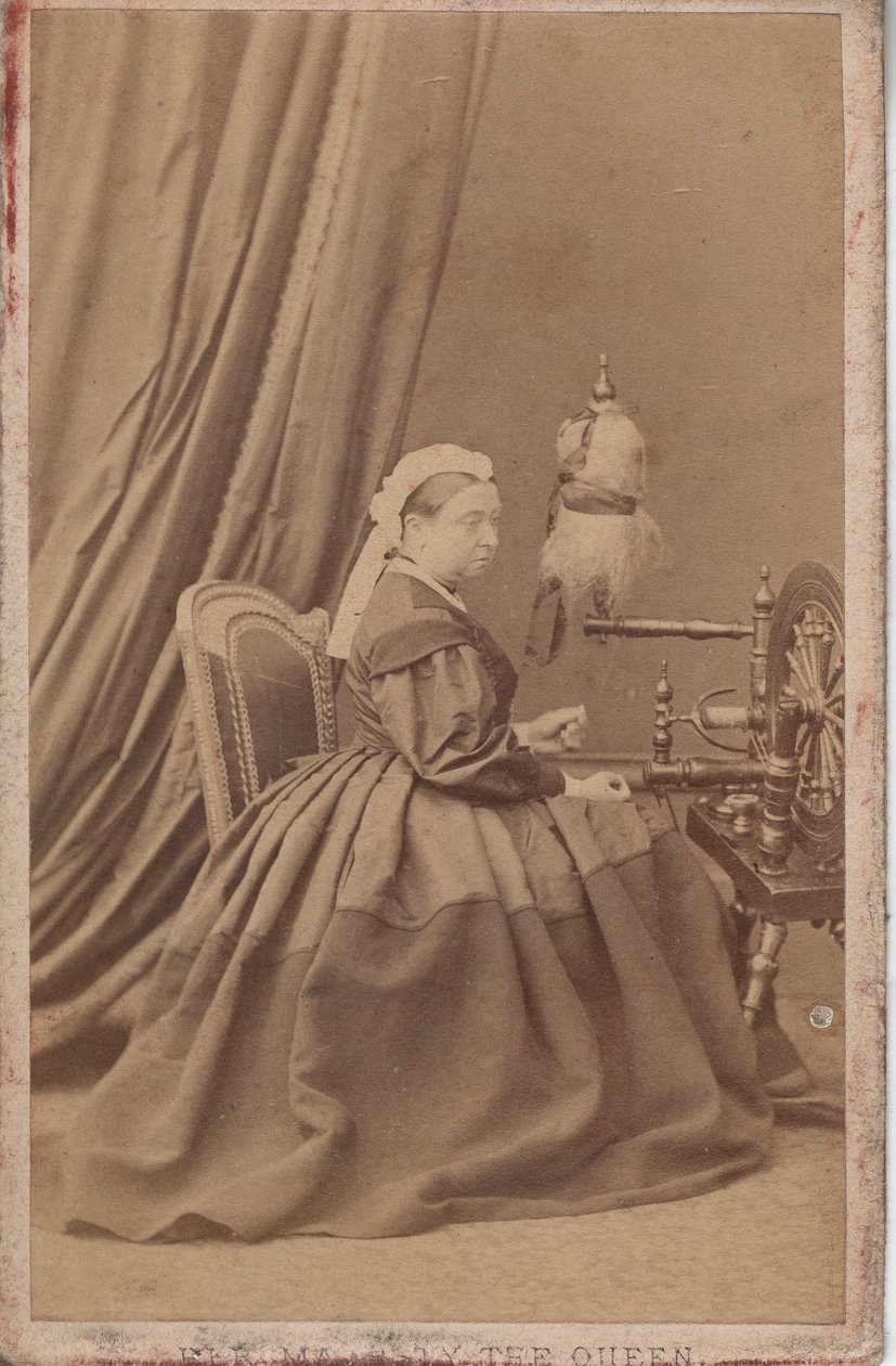 Królowa Wiktoria, ok. 1875 r autorstwa English Photographer