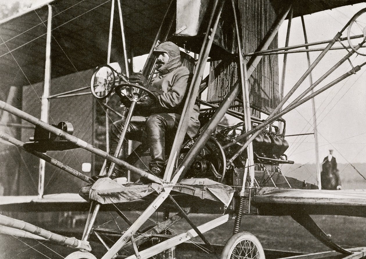 Samuel Franklin Cody, z „Roku 1912”, wyd. Londyn, 1913 autorstwa English Photographer