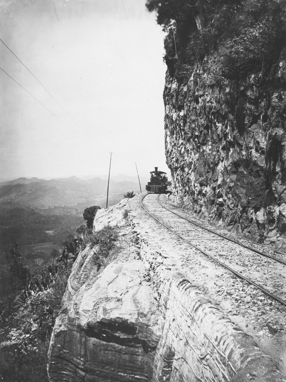 Sensation Rock, Sri Lanka, ok. 1860-90 XX w. autorstwa English Photographer