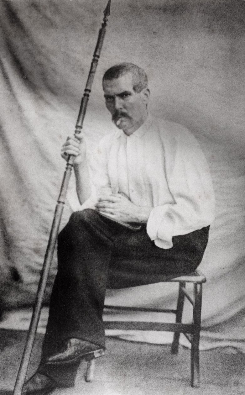 Sir Richard Burton (1821-90) z książki „Życie kapitana Sir Richarda Burtona, tom II” Isabel Burton (1831-96) opublikowanej w 1893 autorstwa English Photographer