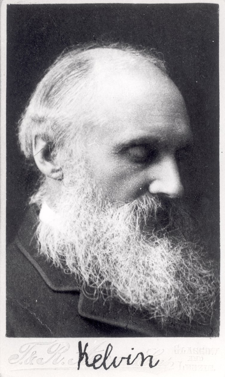 Sir William Thomson (1824-1907) Lord Kelvin autorstwa English Photographer