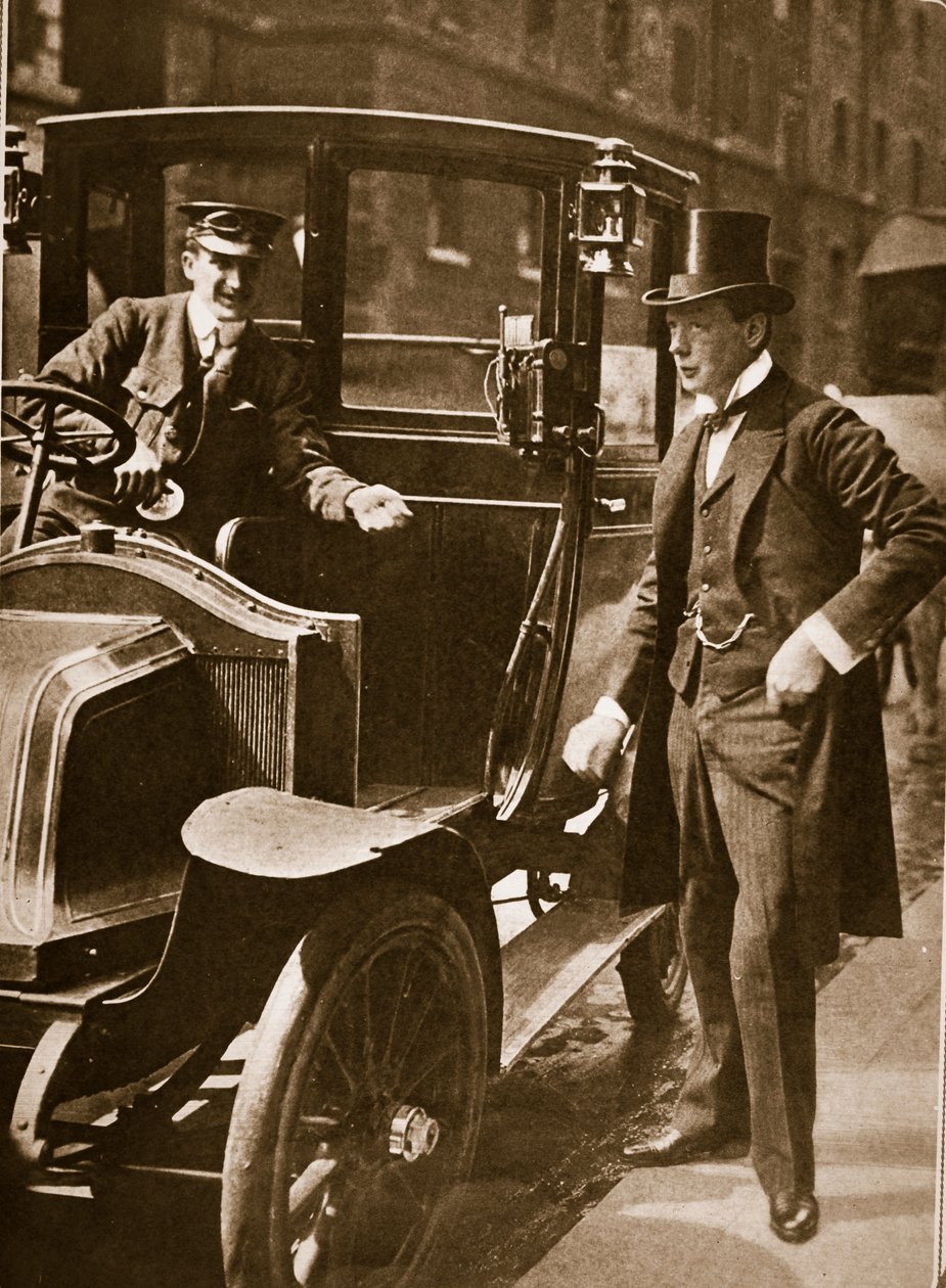 Sir Winston Churchill, Najmłodszy człowiek w Europie, 1908 (fotograwiura) autorstwa English Photographer