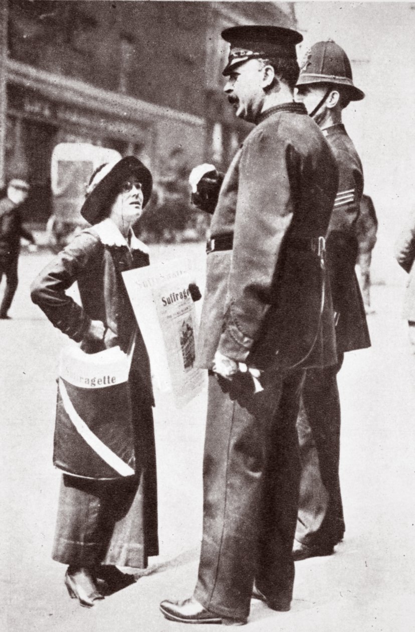 Sufrażystka, 1913 autorstwa English Photographer