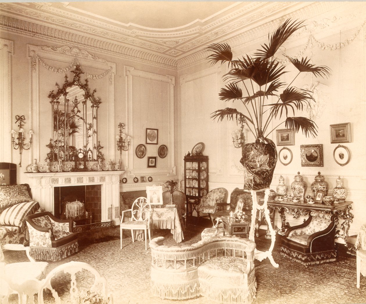 Buduar na 17 Grosvenor Place, Londyn autorstwa English Photographer