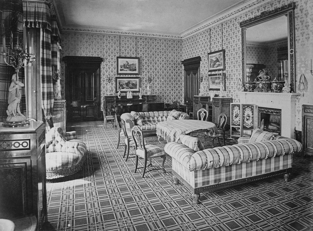 Salonik, Zamek Balmoral, 1873 autorstwa English Photographer