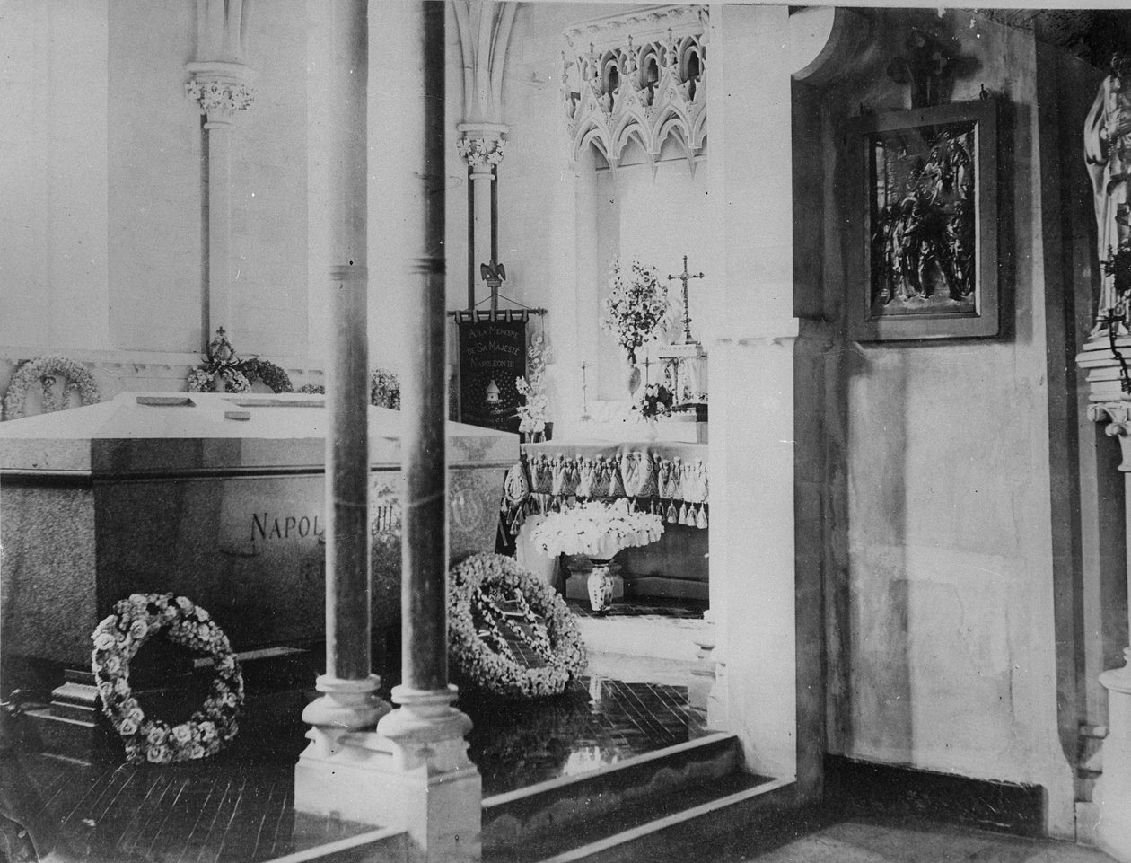 Grób Cesarza Napoleona, Kościół Mariacki, Chislehurst autorstwa English Photographer