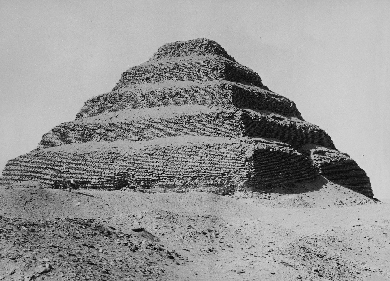 Piramida Sakkary, ok. 1904-05 autorstwa English Photographer