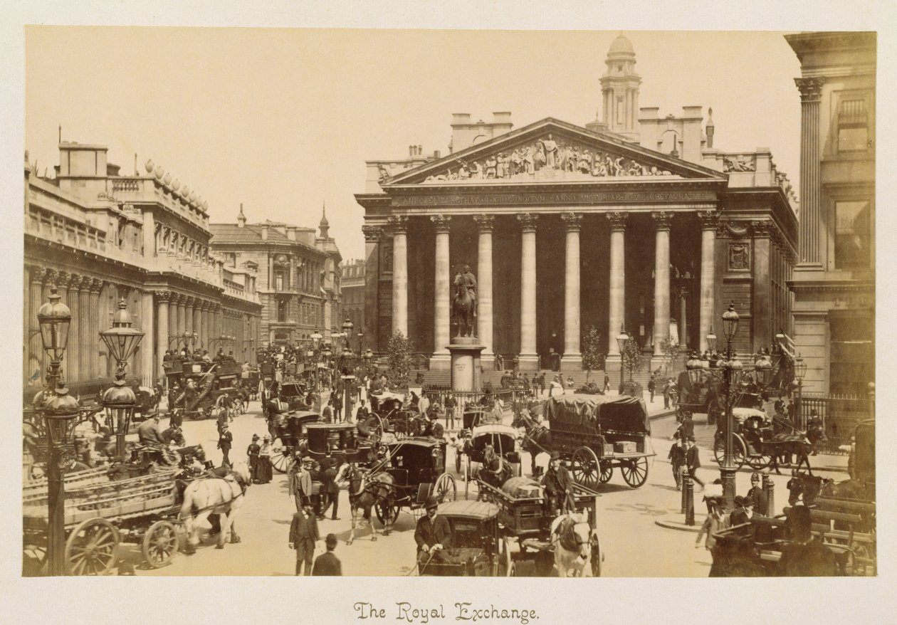 The Royal Exchange (zdjęcie w sepii) autorstwa English Photographer