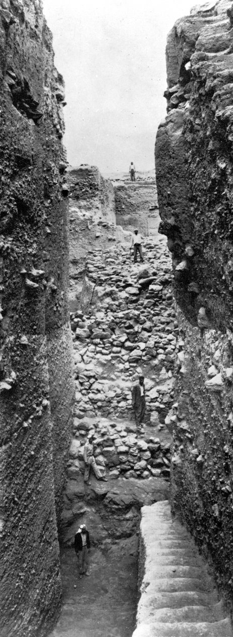 Obrona Jerycha w okresie neolitu przed garncarstwem, ok. 1930-6 autorstwa English Photographer