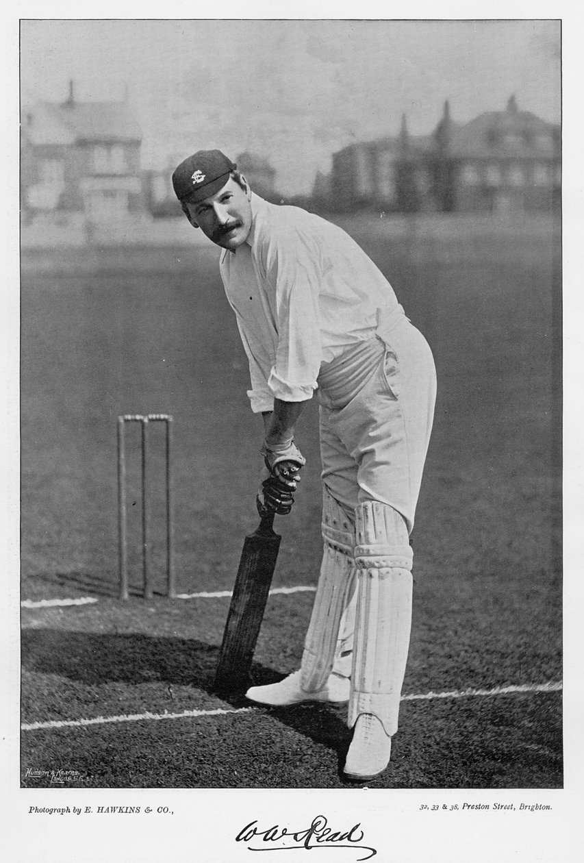 W W. Przeczytaj z książki Famous Cricketers and Cricket Grounds, opublikowanej przez Hudson and Kearns, 1895 r. autorstwa English Photographer