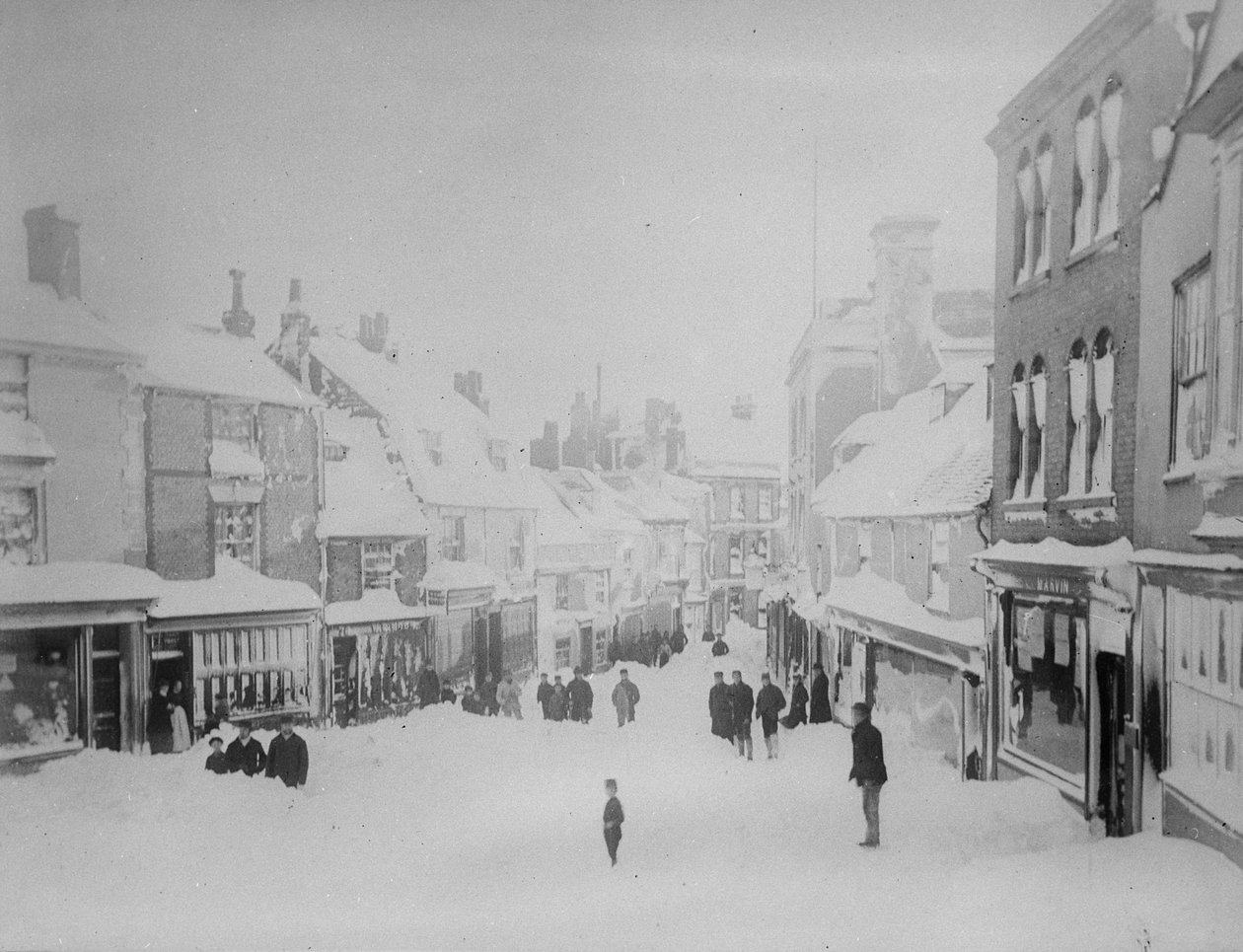 West Cowes, styczeń 1881 lub 1891 autorstwa English Photographer