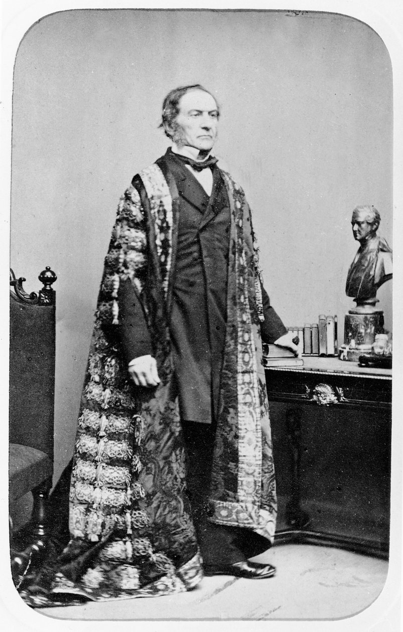 William Ewart Gladstone, ok. 1860 r autorstwa English Photographer