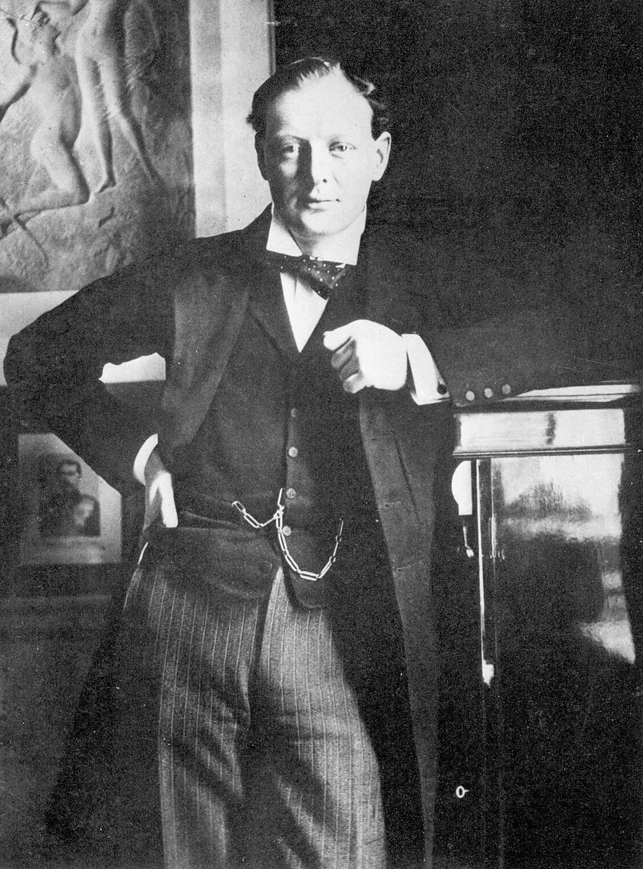 Winston Spencer Churchill w 1904 r. autorstwa English Photographer