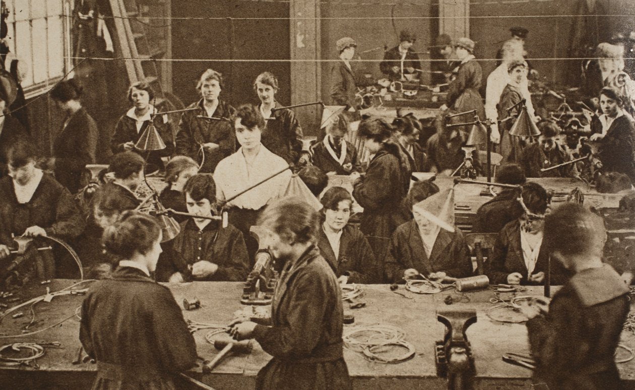 Robotnice w R.N. Służba lotnicza, 1914-19 autorstwa English Photographer