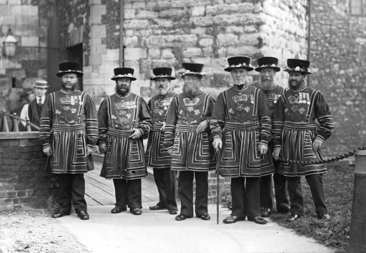 Yeoman Strażnicy z Tower of London autorstwa English Photographer
