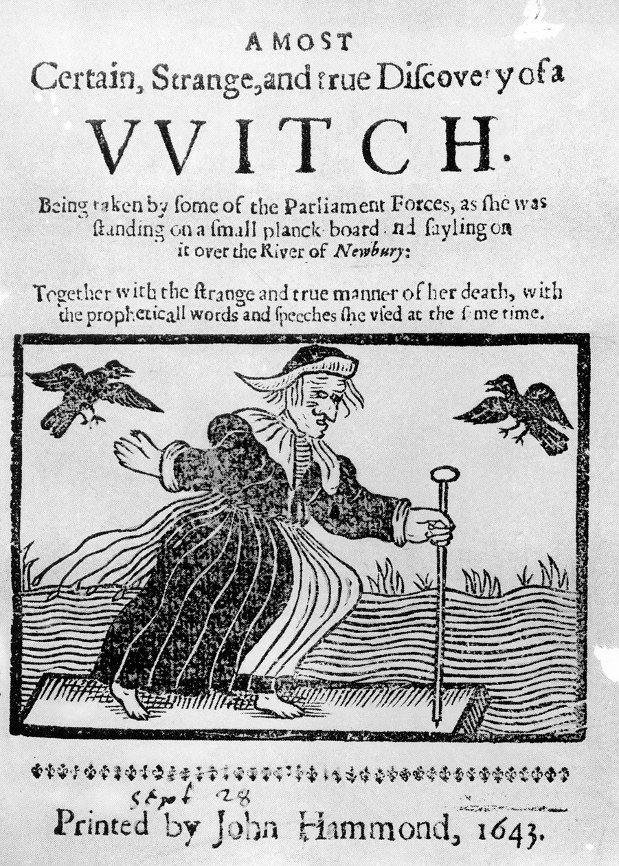 Tikriausias, keisčiausias ir tikras raganos atradimas, 1643 poli autorstwa English School