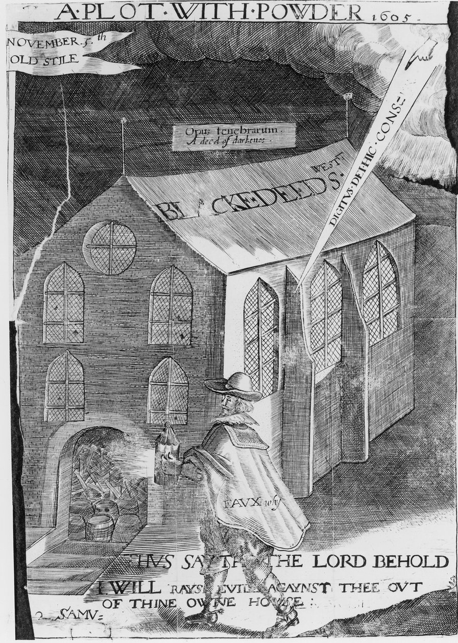 Działka z proszkiem, 1605 autorstwa English School