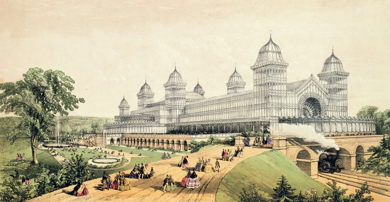 Alexandra Palace, wyd. J.King und Son, 1873 autorstwa English School