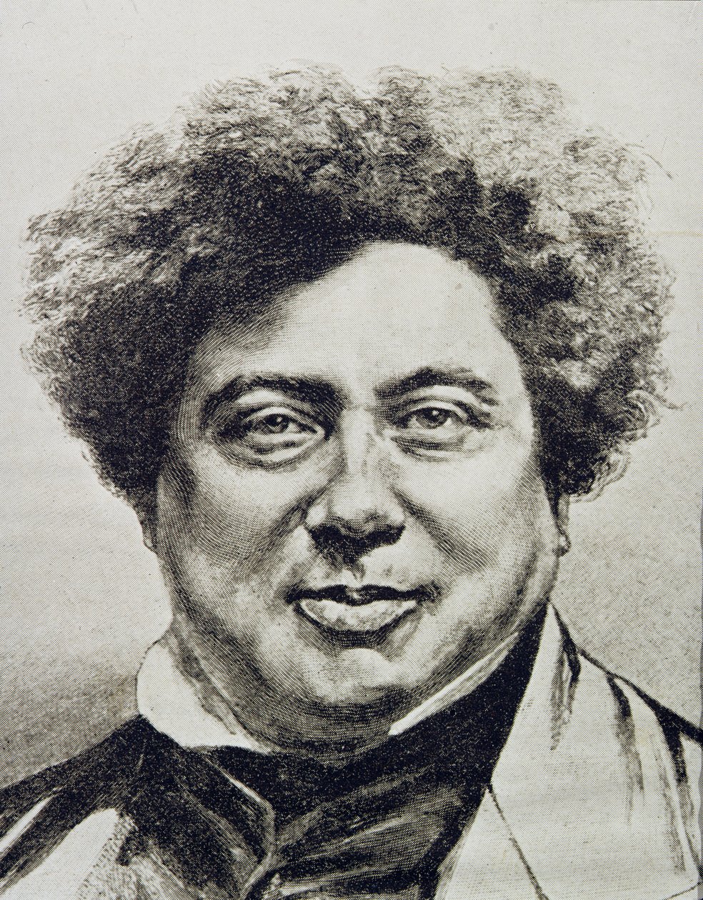 Aleksandre Dumas Pere (1802-70) autorstwa English School