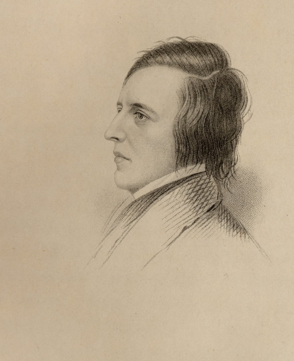 Alfred Lord Tennyson (1809-92) autorstwa English School