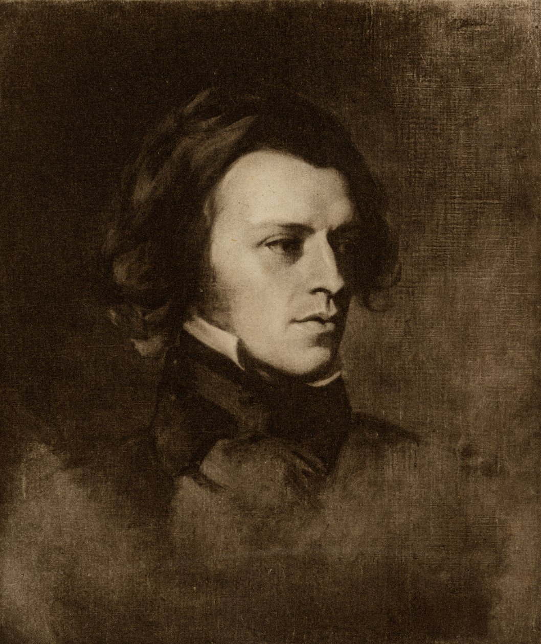 Alfred Lord Tennyson (1809-92) autorstwa English School