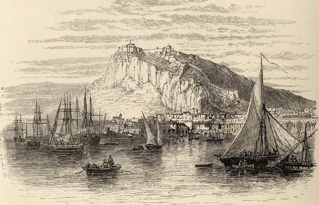 Alicante, Hiszpania, z "Obrazków hiszpańskich" autorstwa wielebnego Samuela Manninga, opublikowanych w 1870 r. autorstwa English School