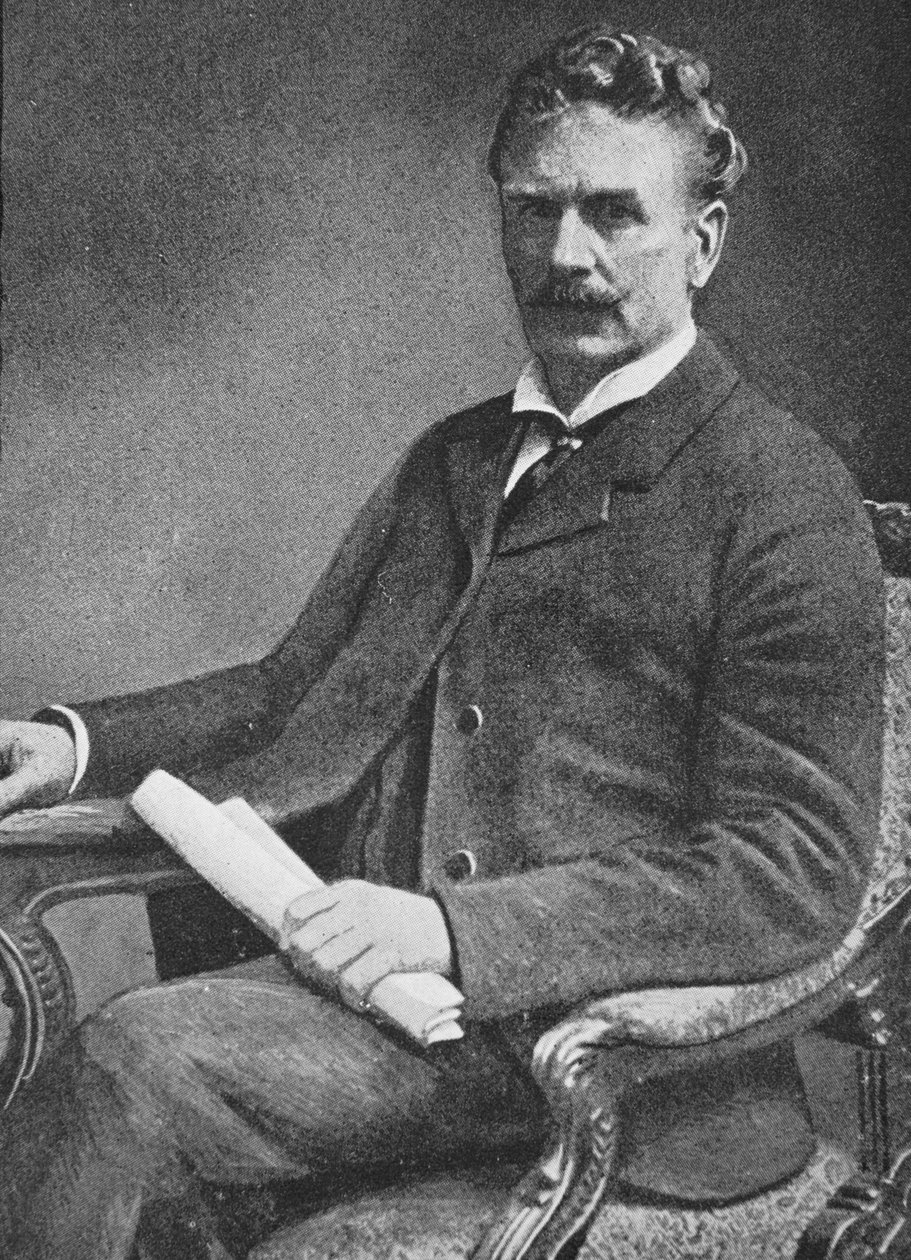 Ambrose Gwinnett Bierce (1842-c.1914) (fotograwiura) autorstwa English School