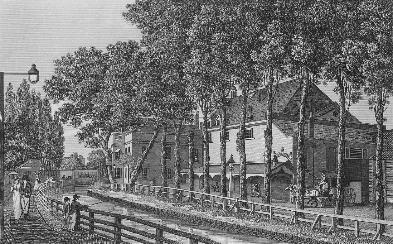 Teatr wodny, Studnia Sadlera, 1813 autorstwa English School