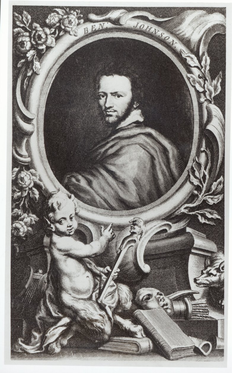 Ben Jonson (1573-1637) Angielski dramaturg autorstwa English School