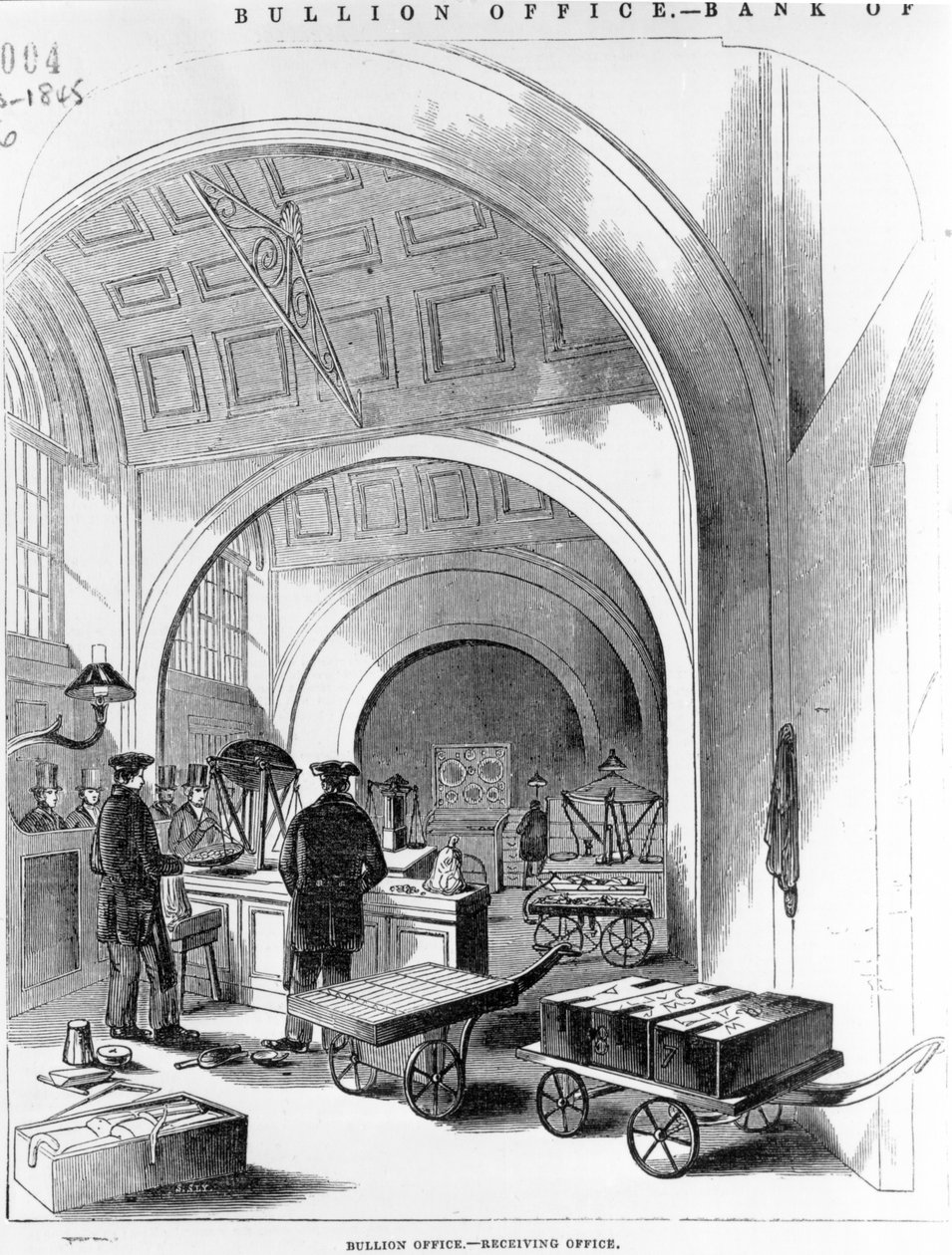 Biuro kruszców - Biuro Przyjęć, Bank Anglii autorstwa English School