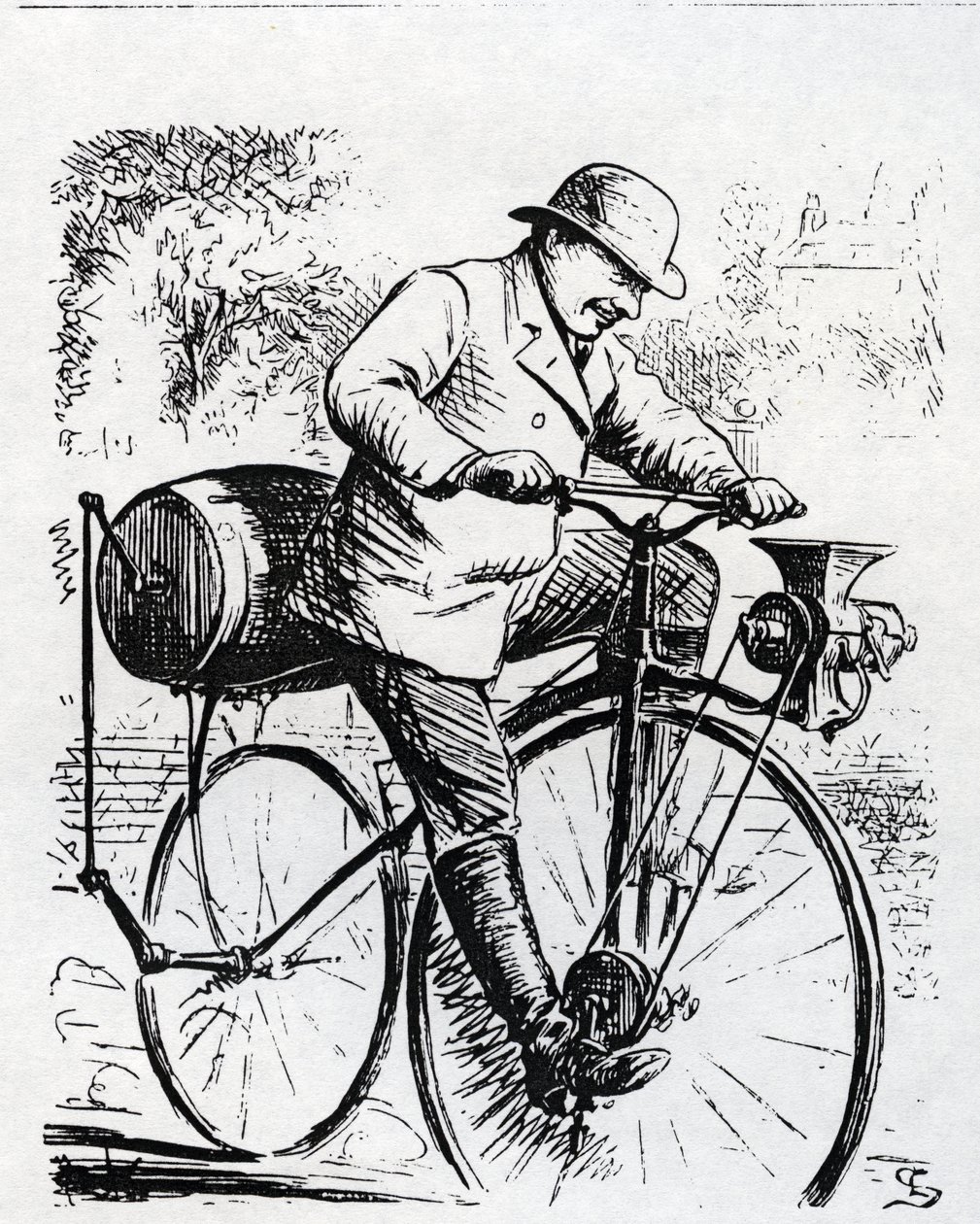 Rzeczywiście nazywaj to zabawką!, kreskówka z „Punch”, 1869 autorstwa English School