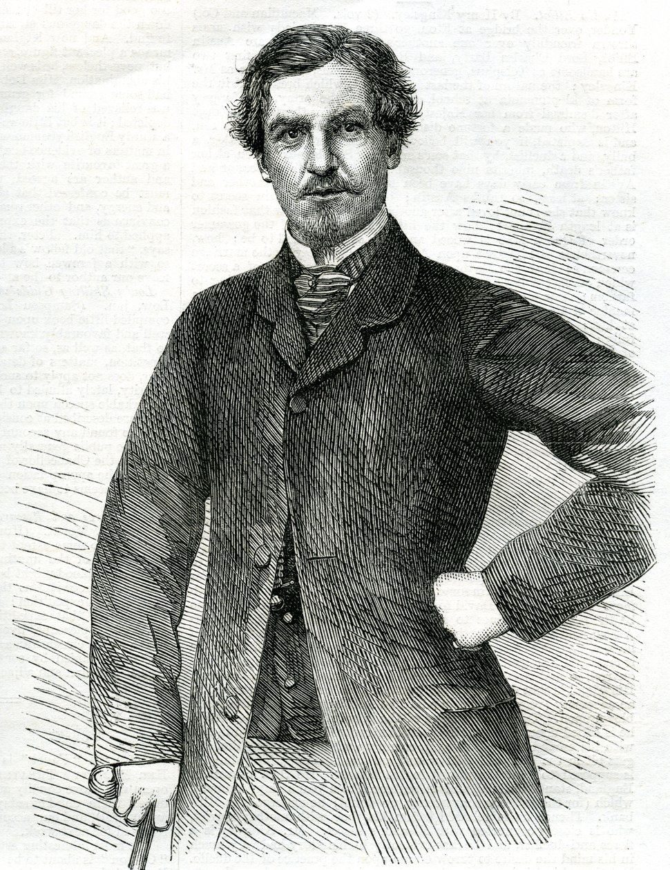 Kapitan Grant, opublikowany w „The Illustrated London News”, 1863 autorstwa English School