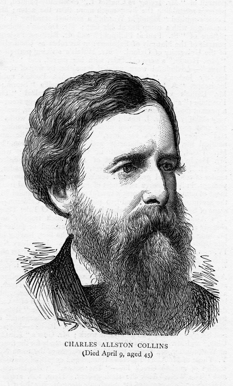 Charles Allston Collins, 1873 r autorstwa English School