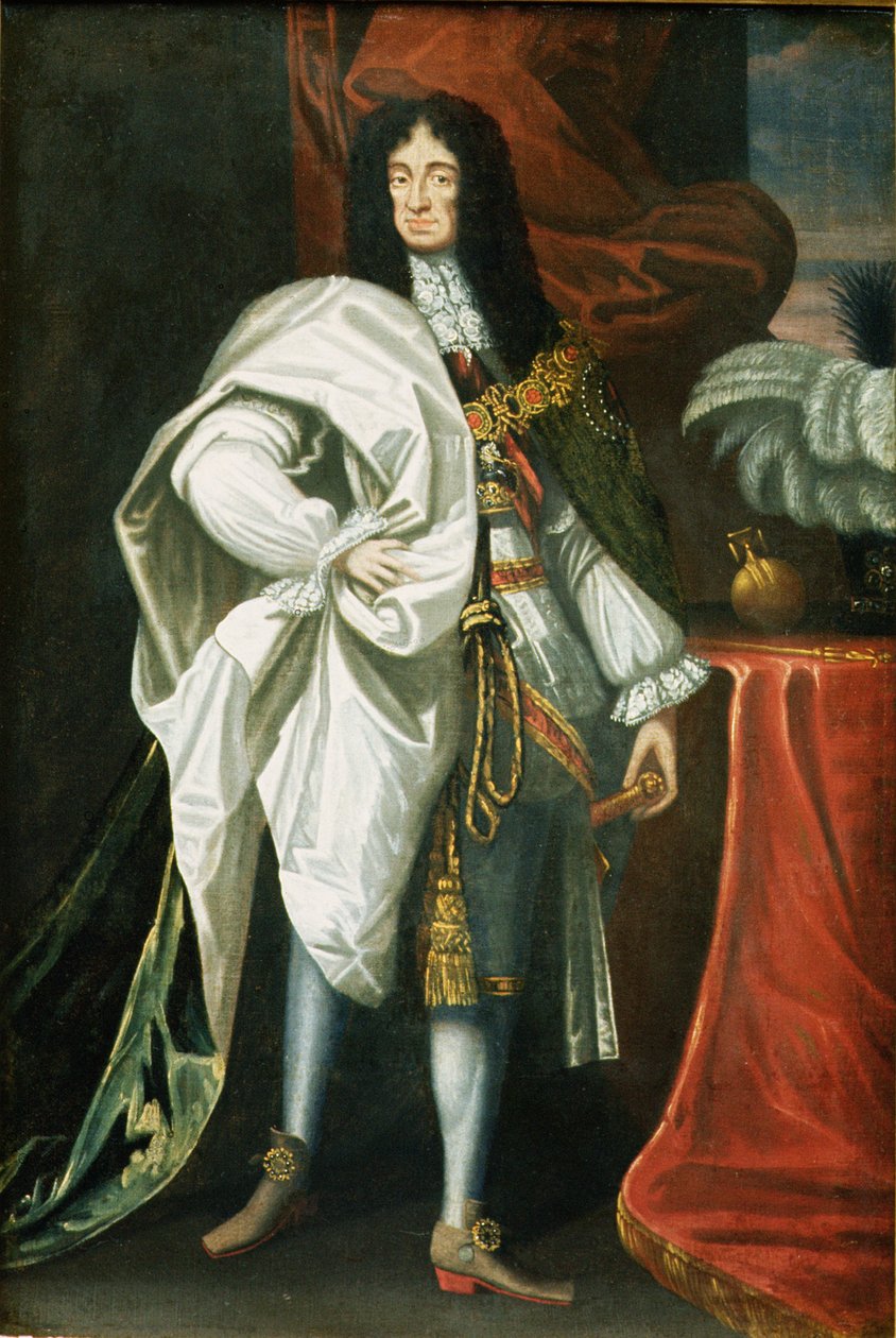Karol II (1630-85) autorstwa English School
