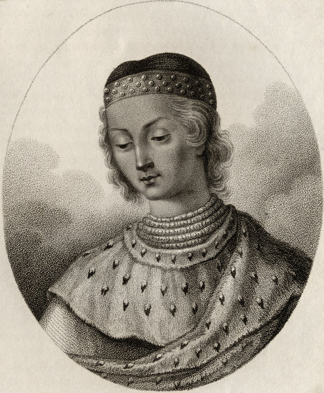 Karol Walezyjski, książę Orleanu, rytowany przez Gerimię, z „Katalogu autorów królewskich i szlacheckich”, wydanego w 1806 r. autorstwa English School