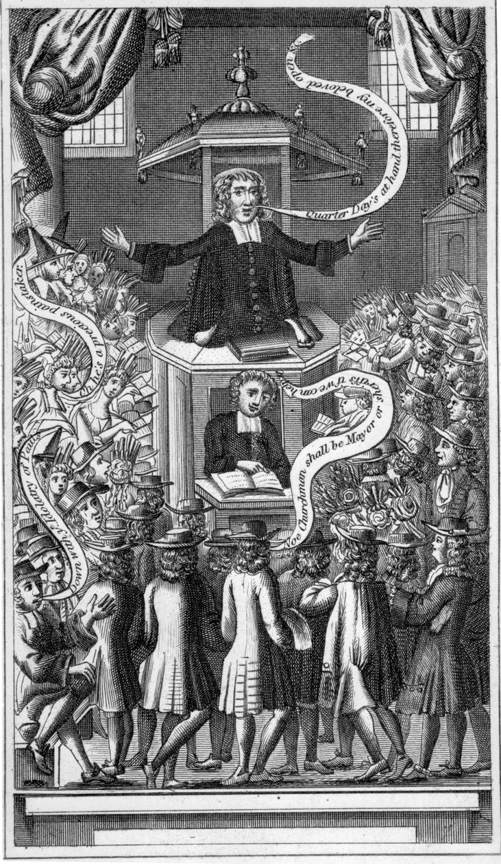 Daniel Burgess, ilustracja z „Portretów, wspomnień i postaci wybitnych osób” Jamesa Caulfielda, wydanej w 1819 r. autorstwa English School