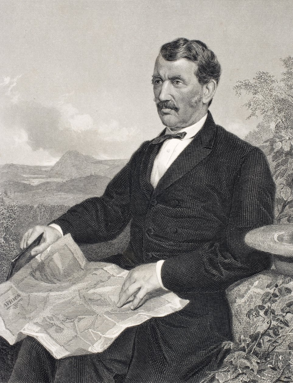 Dawid Livingstone (1813-73) autorstwa English School
