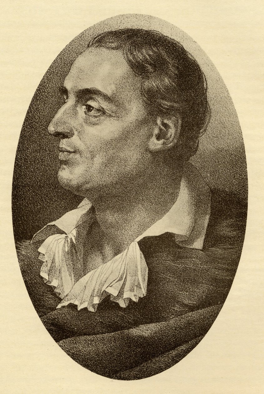 Denis Diderot (1713-84) autorstwa English School
