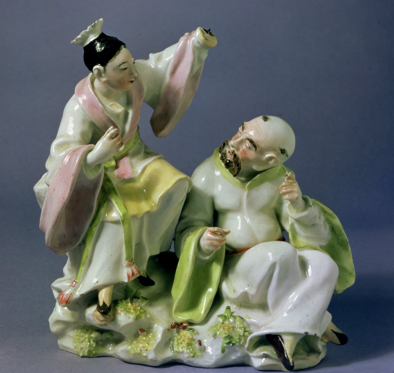 Grupa Derby, wczesny okres Blanche, ok. 1750-54 (porcelana) autorstwa English School