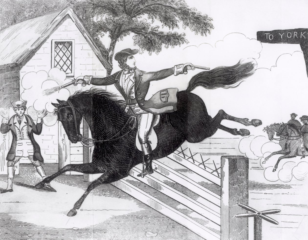 Dick Turpin (1705-39) autorstwa English School