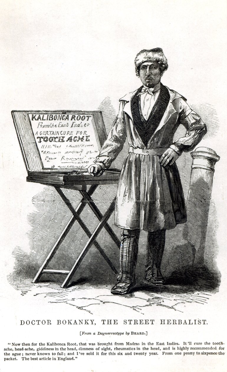 Doktor Bokanky, uliczny zielarz autorstwa English School
