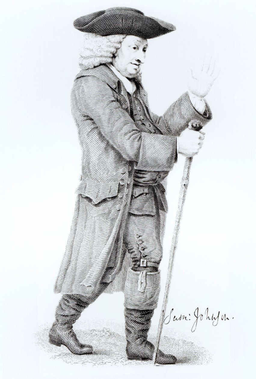 Dr Samuel Johnson (1709-84) (zob. także 344380) autorstwa English School