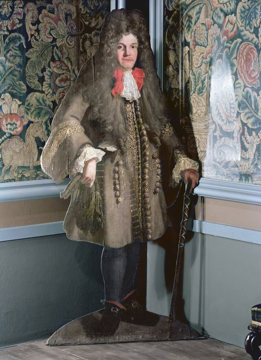 Figurka mężczyzny z płyty atrapy, ok.1690 autorstwa English School