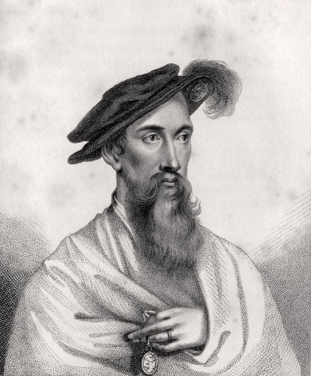 Edward Seymour, 1. książę Somerset, z „Katalogu autorów królewskich i szlacheckich”, opublikowany w 1806 r. autorstwa English School